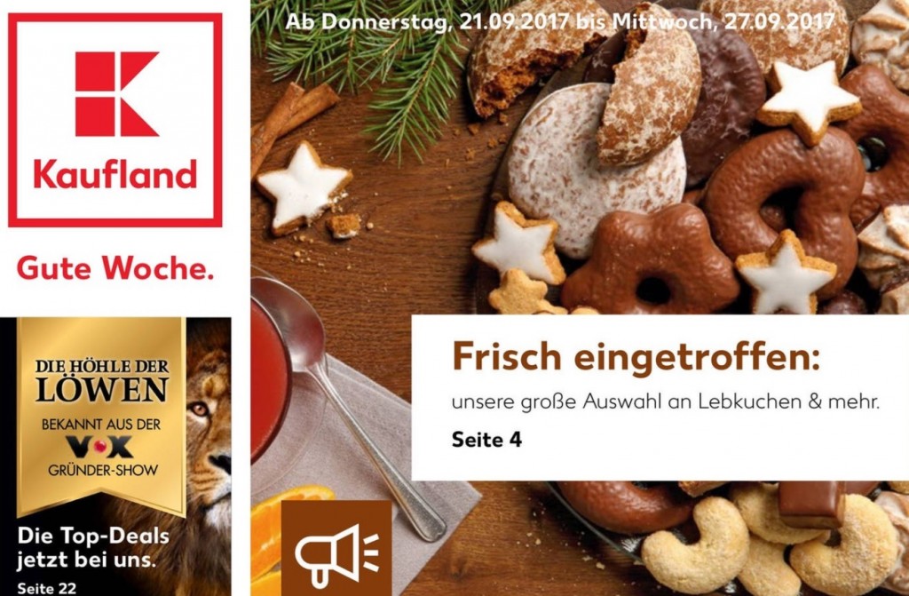 Kaufland-Prospekt KW 38 – Die Lebkuchen sind los!